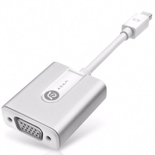 Adam Elements M1 mini-DisplayPort to VGA Adapter - Silver