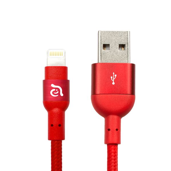Adam Elements Peak Ii 20b - 20cm Braided Lightning Cable - Red