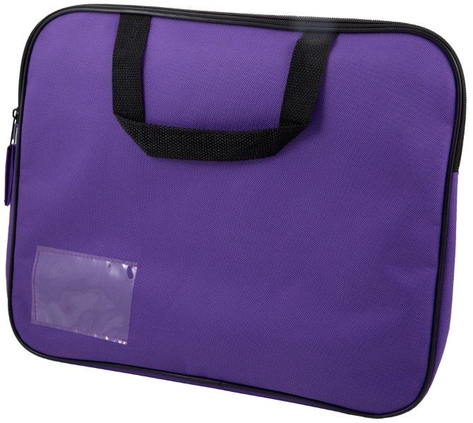 Butterfly Book Bag - With Handle Purple A4