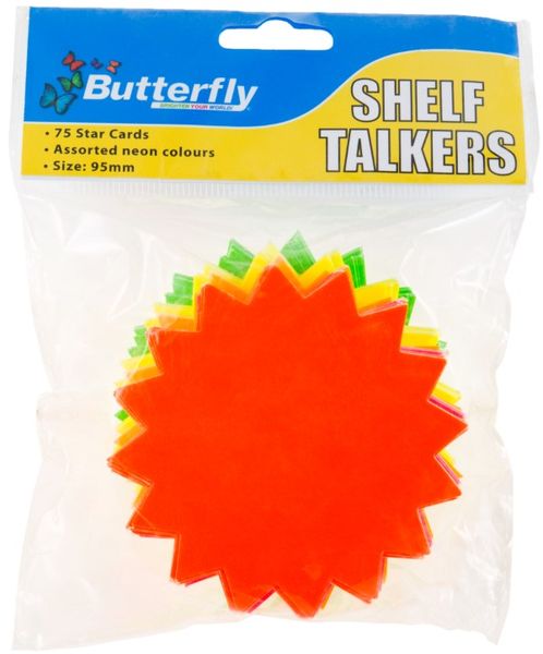 Butterfly Card Stars - 75'S