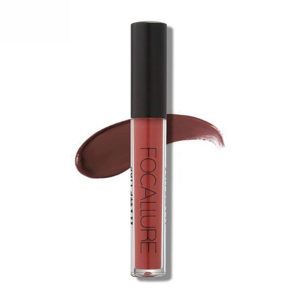 Focallure Waterproof Matte Liquid Lipstick - Deep Chestnut