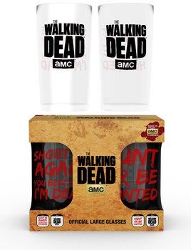 The Walking Dead: Large Twin Glasses (Parallel Import)