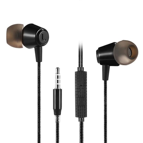 K18 Mega Bass In-ear Wired Earphone - Black