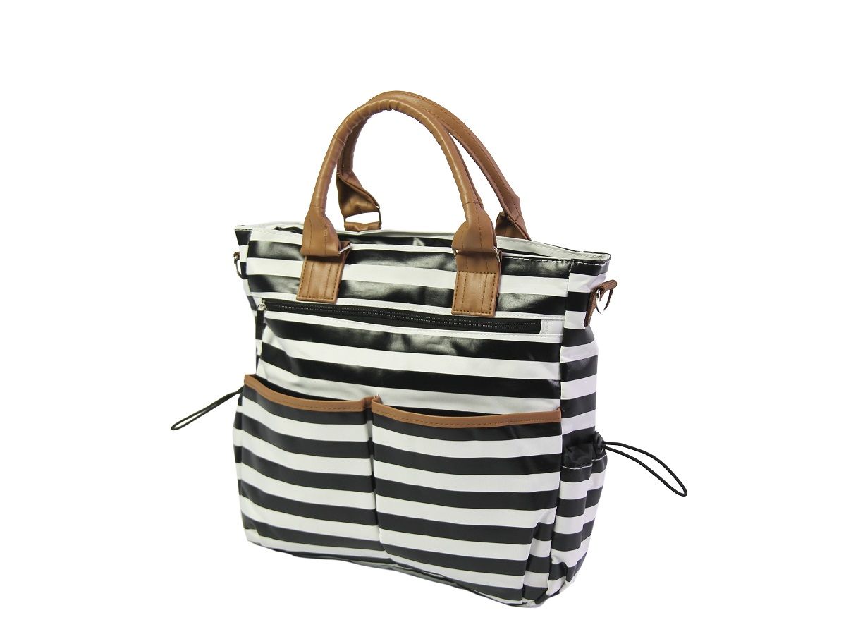 Nuovo - Diaper Bag - Stripe - Black/White | Buy Online in South Africa ...