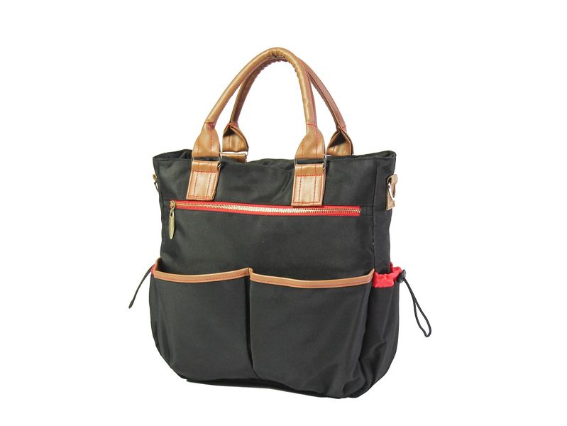 Nuovo - Diaper Bag - Black/Brown