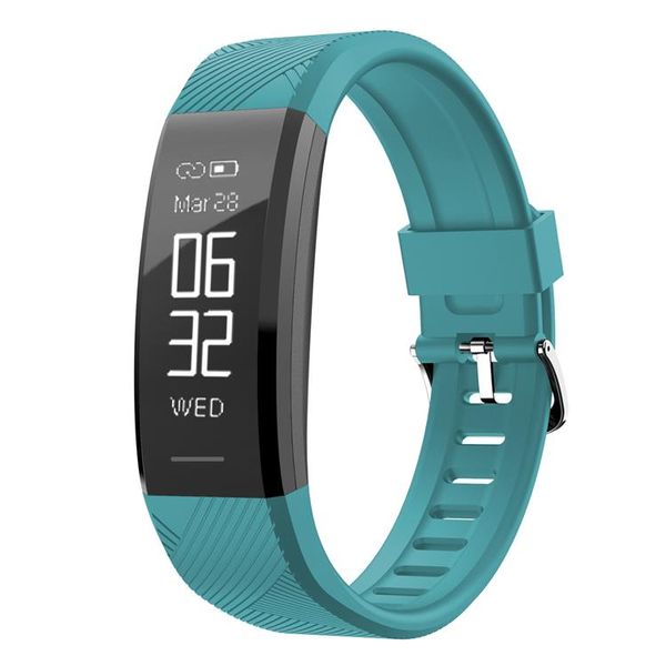 Nevenoe Bluetooth Smart Fitness Bracelet Band - Turquoise