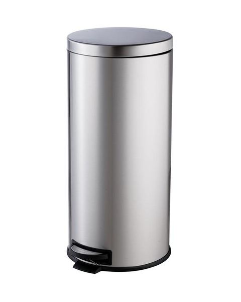 NineStars 30L Step-On Stainless Steel Trash Can