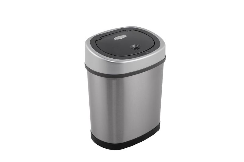 NineStars Automatic Motion Sensor Touchless Stainless Steel Dustbin - 12L