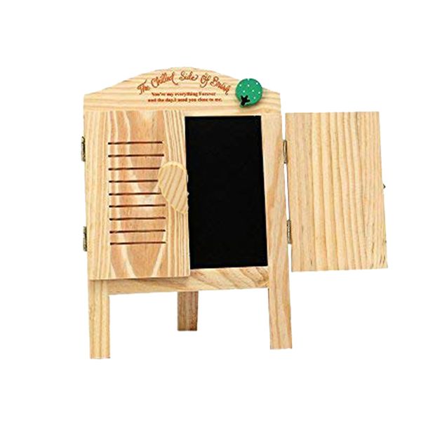 Mini Display Boards Chalkboard with Window-Shades Closing