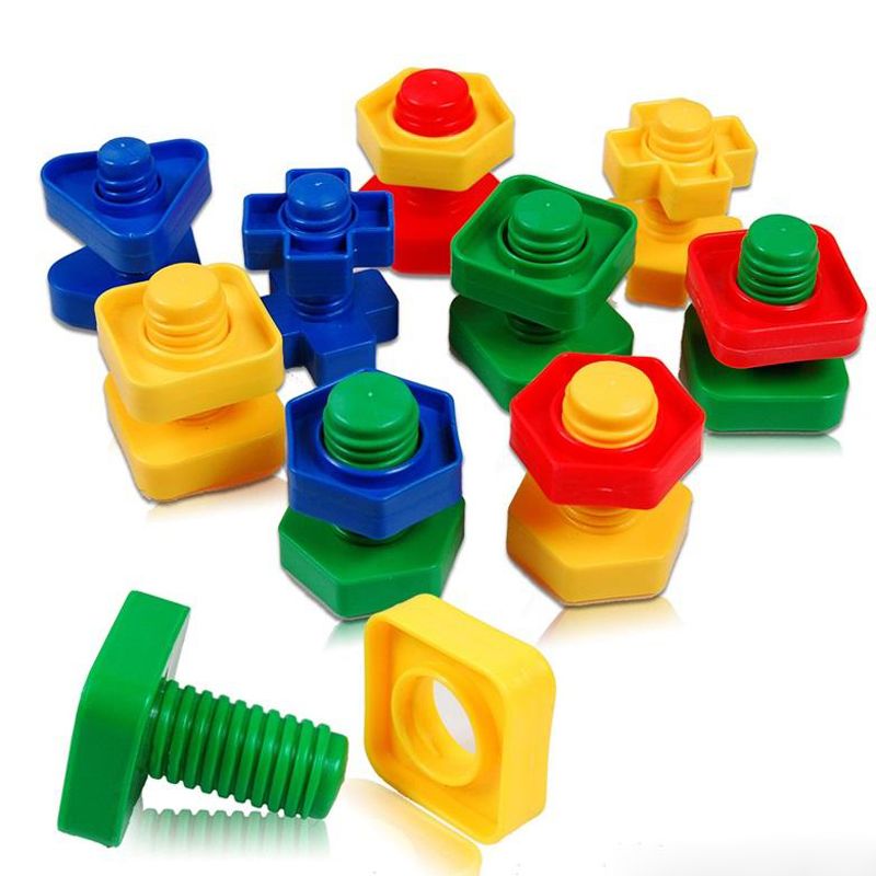 Educational Blocks - Bolts And Nuts (55 Pieces) | Buy Online in South ...