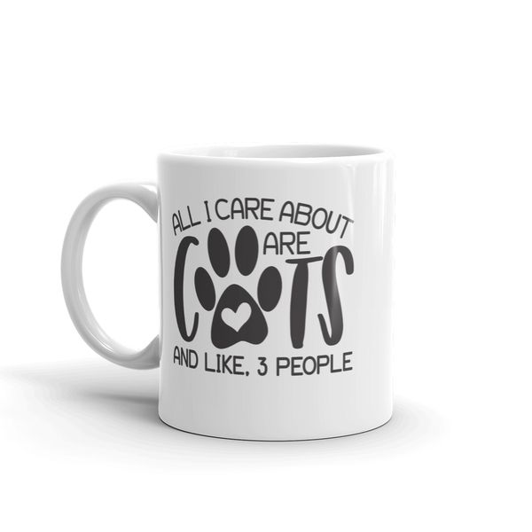 MugNolia All I Care About Are Cats Coffee Mug