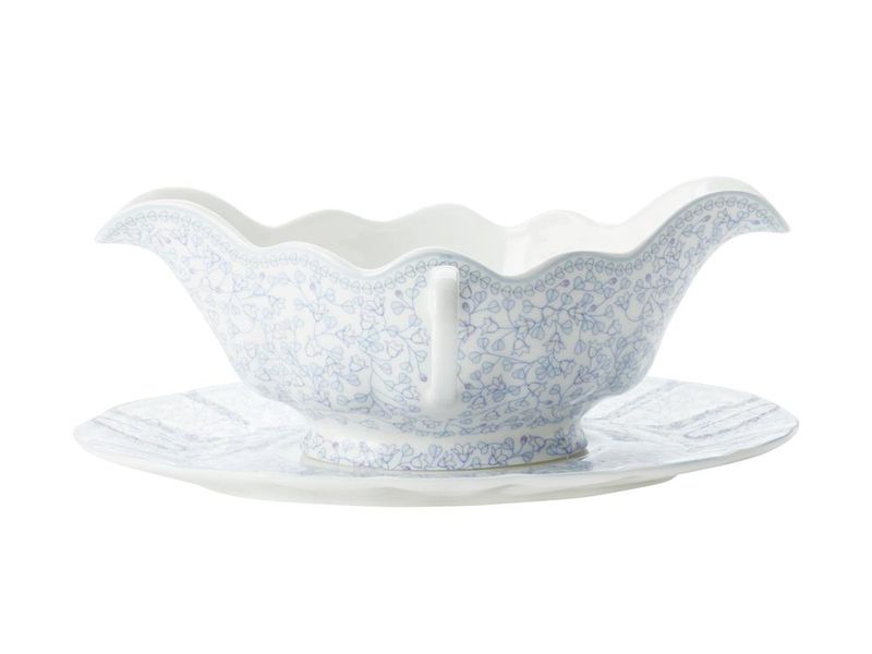 Maxwell &amp; Williams - Cashmere Bluebells Gravy Boat &amp; Saucer