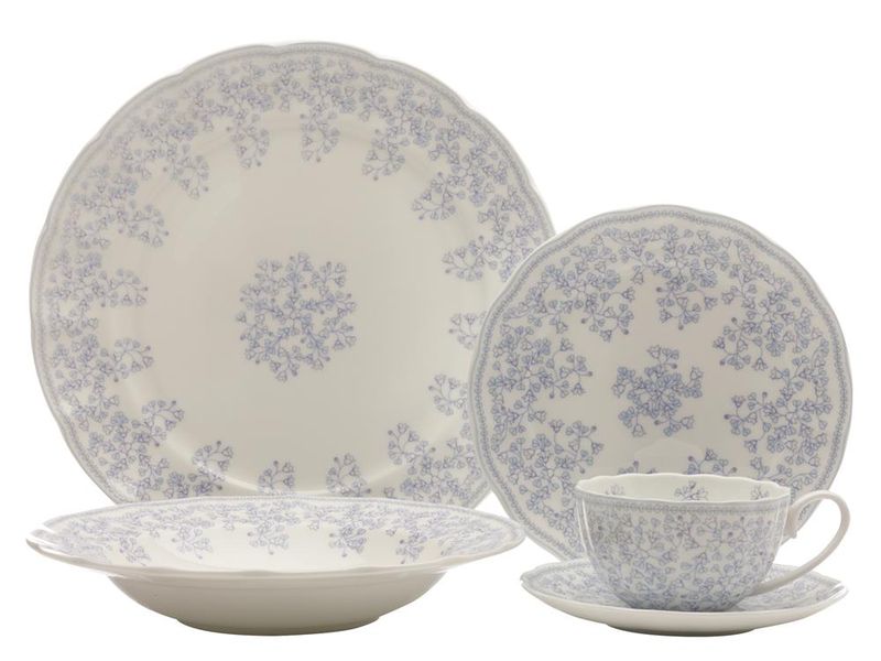 Maxwell &amp; Williams - Cashmere Bluebells Dinner Set - Set of 20