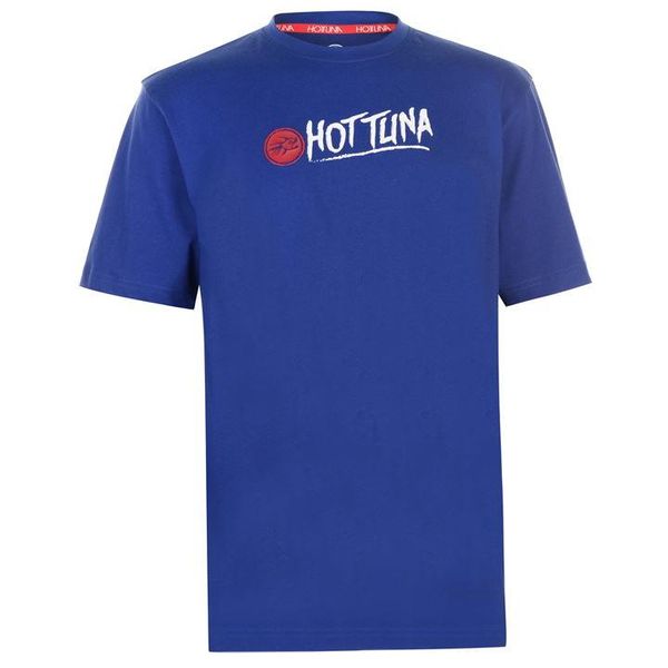 Hot Tuna Men's T-Shirt - Royal Blue Logo (Parallel Import)