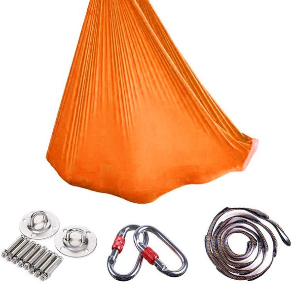 Aerial Yoga Hammock Swing for Antigravity Yoga-Orange