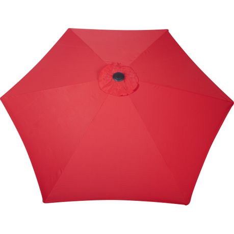 Coolaroo Aluminium 2 7m Round Umbrella Red Buy Online In