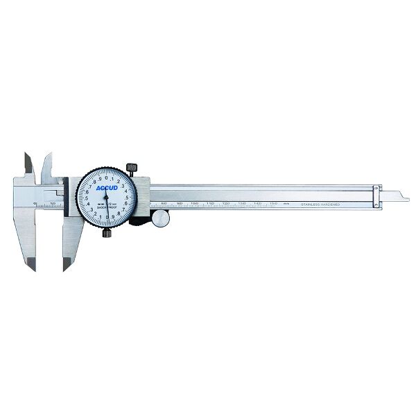 ACCUD Dial Caliper With Calibration Certificate 0-200mm