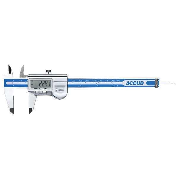 ACCUD Coolent Proof Digital Caliper With Calibration Cert 0-300mm