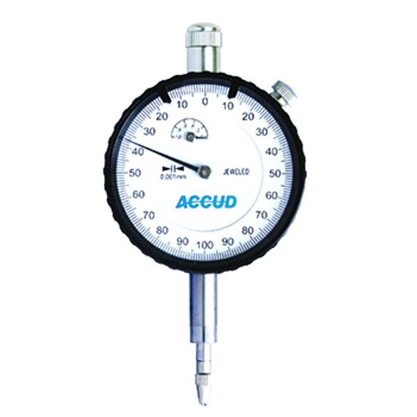 ACCUD Dial Indicator With Calibration Certificate 0-10mm (0.01mm)