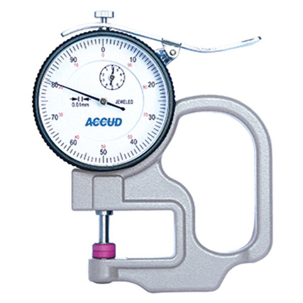 ACCUD Thickness Gauge Flat-Flat Tips 0-10mm(A Type)