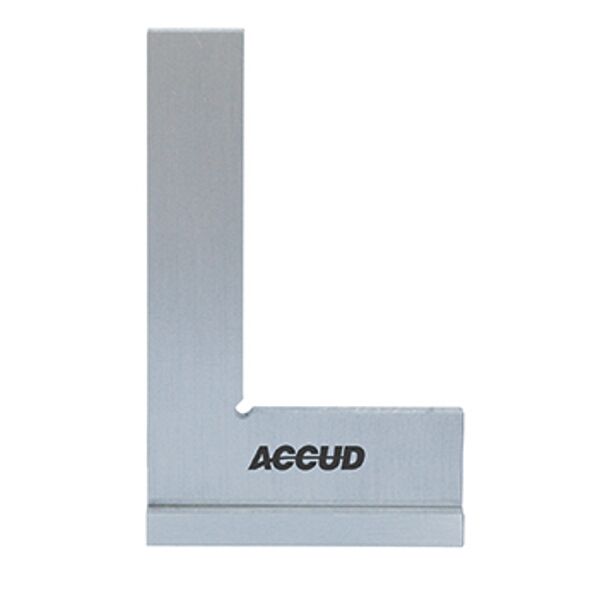ACCUD 90 Flat Edge Square With Wide Base Din875 Grade 0 50x40mm