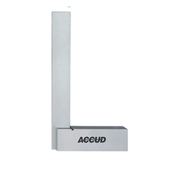 ACCUD Machinist Square With Wide Base Din875 Grade 2 150x100mm