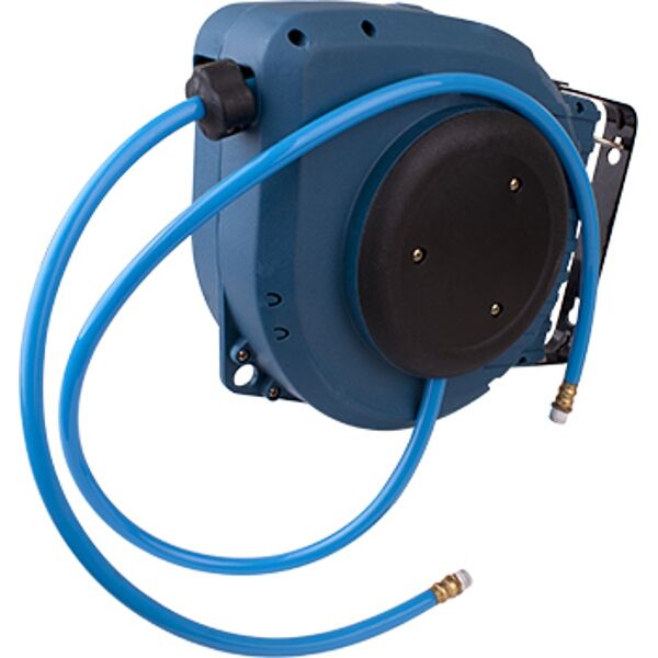 Aircraft Air Hose Reel 9M X 8mm Pu Hose Wall Mounted In Plastic Case
