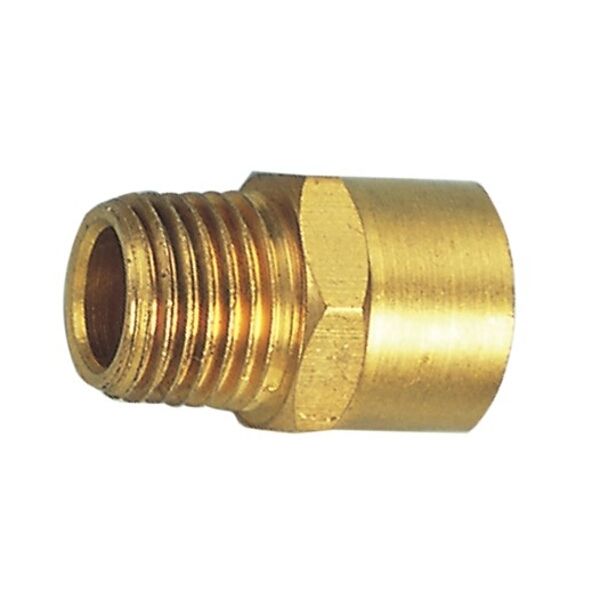 Aircraft Reducer Brass 1/4X1/4 M/F