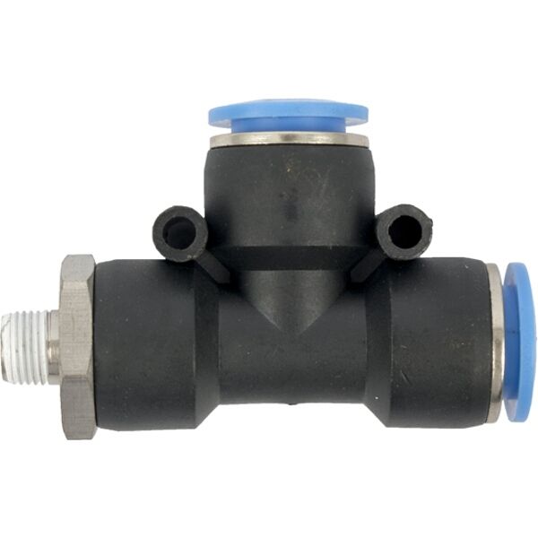 Aircraft Pu Hose Fitting Tee 12mm x 12mm x 1/8"M