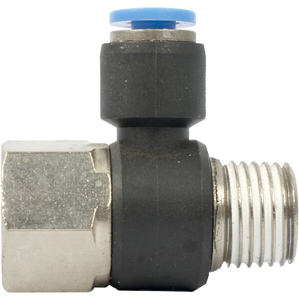 Aircraft Pu Hose Fitting Tee 4mm x 1/4"F x 1/4"M