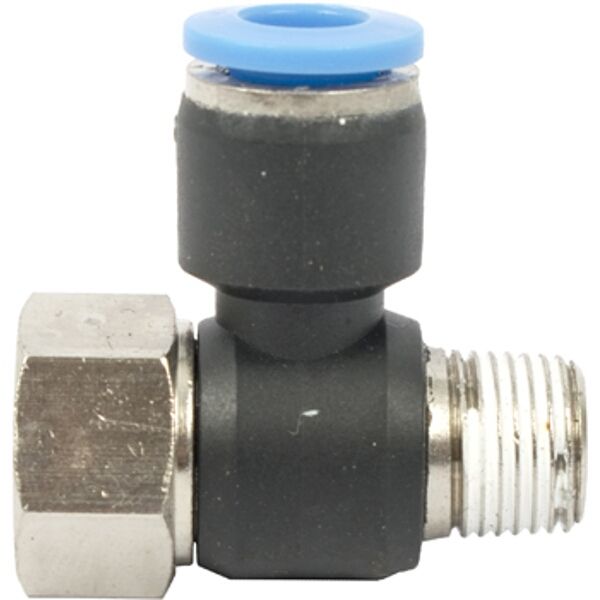 Aircraft Pu Hose Fitting Tee 6mm x 1/8"F x 1/8"M