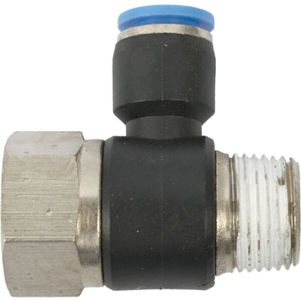 Aircraft Pu Hose Fitting Tee 8mm x 3/8"F x 3/8"M