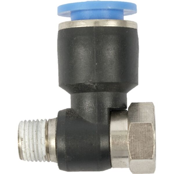 Aircraft Pu Hose Fitting Tee 10mm x 1/8"F x 1/8"M