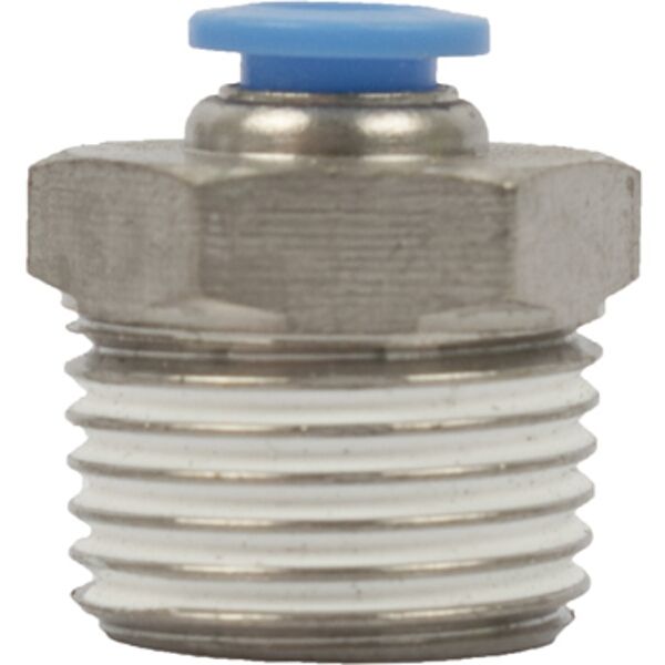 Aircraft Pu Hose Fitting Straight Stud 6mm-1/2 M