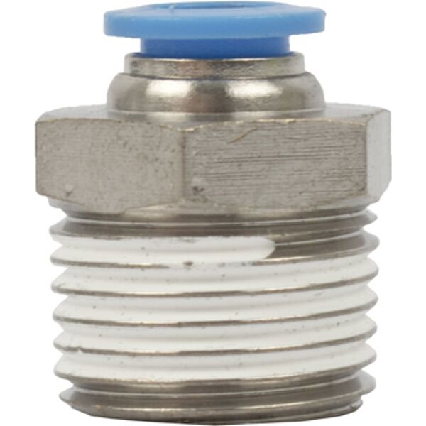 Aircraft Pu Hose Fitting Straight Stud 8mm-1/2 M