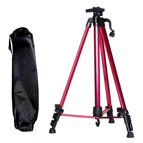 Aluminium Alloy Folding Painting Easel - Red