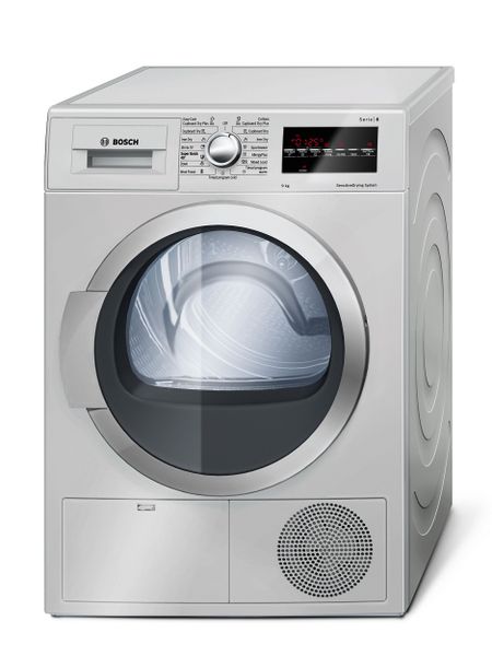 Bosch - 9kg Condensor Tumble Dryer - Silver