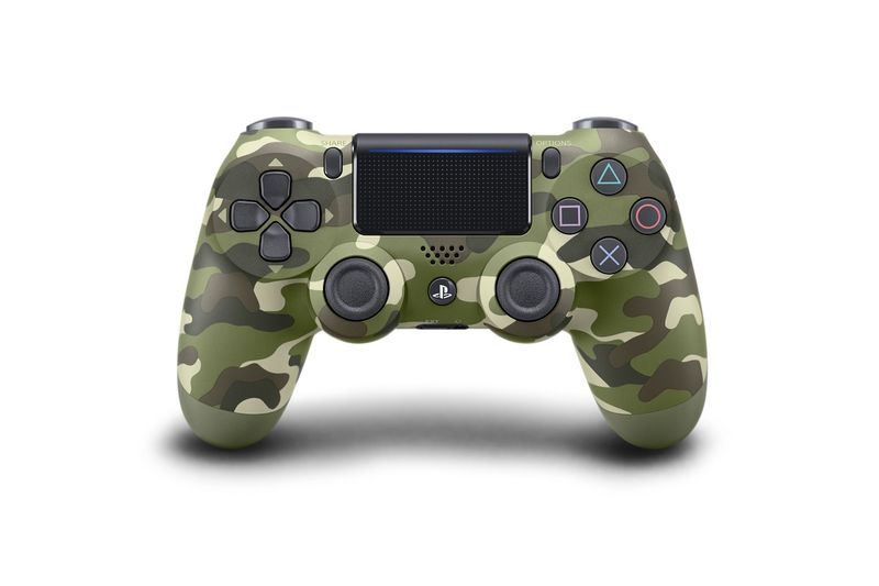 PS4 Dualshock 4 Controller - Green Camouflage V2 (PS4)
