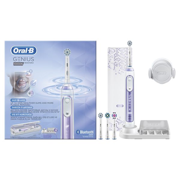 Oral-B Rechargeable Electric Toothbrush - Genius 10000 - Orchid Purple