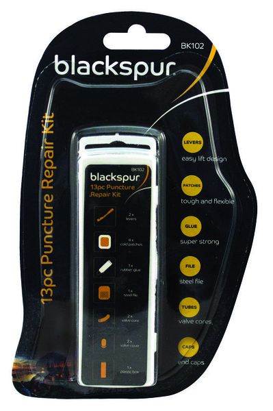 Blackspur - Bicycle Tyre Puncture Repair Kit