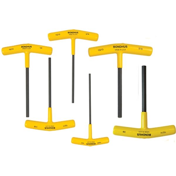 Bondhus Ball End T-Hdl 6Pc Set 5/32"-3/8" Graduated