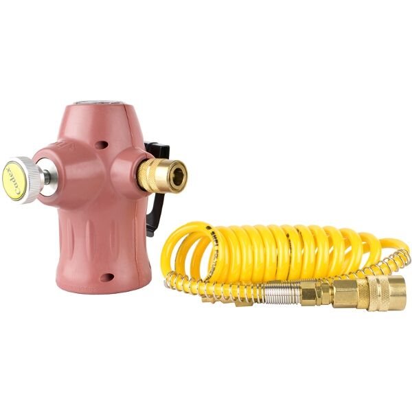 Cadex Co2 Gas Tank 600Ml C/W Regulator &amp; 175mm Hose 1/4"F 0-11Bar