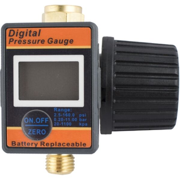 Cadex Air Regulator &amp; Digital Gauge 1/4"Mf 0-11Bar