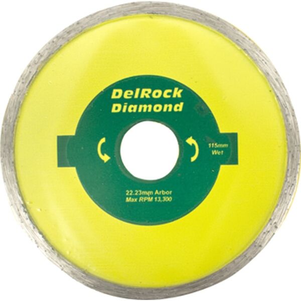 Delrock Diamond Blade 115mm Cont. Rim Delrock