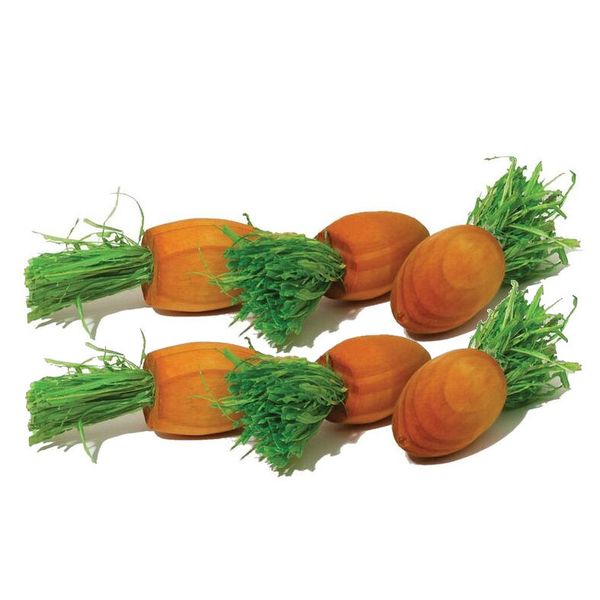 Rosewood - Toy Woodies Play Carrots Rosewood SOS - Set Of 6