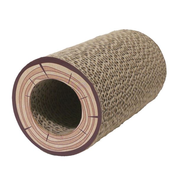Rosewood - Toy Shred-A-Log Corrugated Tunnel Rosewood