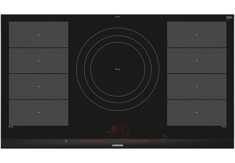 Siemens - 90cm - Flex - Induction Hob With 2 Flex Zones - IQ700 - Black