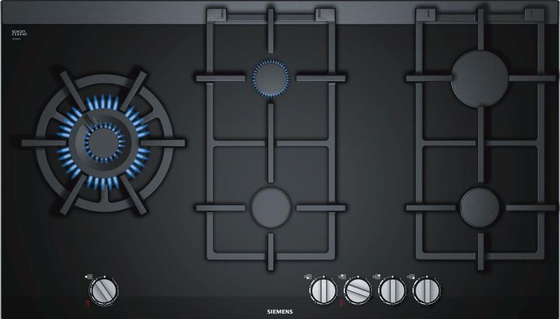 Siemens - 90 cm Gas Hob With Wok Burner With Stepflame Technology