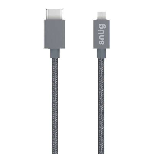 Snug USB C to Micro USB Cable - Black