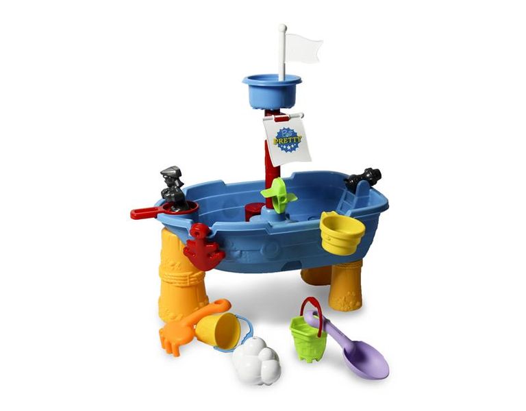 Jeronimo Sand &amp; Water Table - Pirate Ship Ahoy Matey